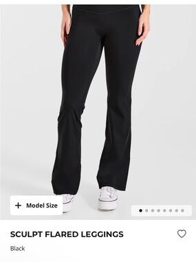 AYBL Black Sculpt Flare Leggings